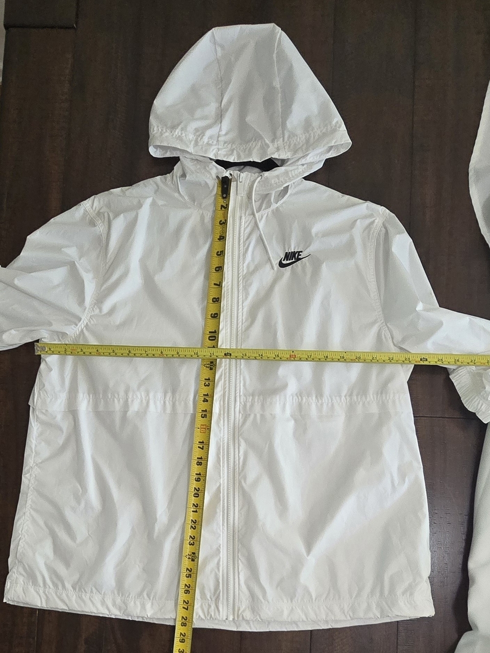 Nike Sportswear Essential Repel Women's Jacket White Large Windbreaker DM6179-10 - Picture 9 of 10
